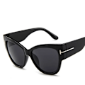 Miniatyrbild 1 av 6: Nytt Tom Modemärke Designer Cat Eye Dam Solglasögon Dam Gradient Points Solglasögon Big Oculos feminino de sol UV400 black multi