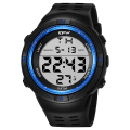 Miniatyrbild 2 av 6: TPW överdimensionerad 53 mm digital watch för manlig 5ATM simkalender Silver
