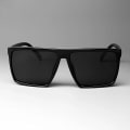 Miniatyrbild 3 av 6: Ny stil Retro fyrkantiga solglasögon Steampunk Män Kvinnor Märke Designerglasögon SKULL Logo Skärmar UV-skydd Gafas Oculos De Sol Black Black