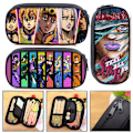 Miniatyrbild 2 av 6: Anime Jojo Bizarre Adventure / Killer Queen Kosmetikfodral Pennhållare Pojkar Flickor Stationär väska Skolmaterial Case dqbbjojo08