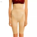 Miniatyrbild 2 av 6: MwWiiWwM Kvinnor Kroppsformare Stretch Skinny Hög midja Lift Höft Kroppsform Ben Slimma närsittande midishorts Shapewear Nude XXL