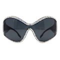 Miniatyrbild 1 av 6: Nya Steampunk överdimensionerade solglasögon för kvinnor Trender Punk Y2k solglasögon Goggle Herr 2000-talets märkesdesigner Eyewear De Sol Oculos Style B1 As Shown