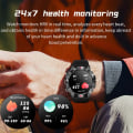 Miniatyrbild 5 av 6: SENBONO HERO Smart Watch för män Utomhus Sport Bluetooth Call Watch 1,39 tums skärm 450mAh IP68 Vattentät Smartwatch Herr Dam camouflage blue