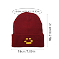Miniatyrbild 5 av 6: Unisex Stickad Skullies Vår Beanies Hatt För Kvinnor Män Dubbellager Kepsar Pojke Skidben Quackity Merch Las Nevadas Kalla Hatt BK