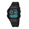 Miniatyrbild 1 av 6: SYNOKE Herr Utomhussportklockor Multifunktion Business Vattentät Man Armbandsur Digital Watch Väckarklocka 2022 Upgraded TPU E