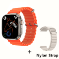 Miniatyrbild 1 av 6: Watch 8 Ultra Smartwatch For Man Woman Fitness NFC Original 1:1 IWO Series 8 BT Call Smart Watches För Apple Android Phone Gold add WhiteGS