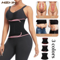 Miniatyrbild 2 av 6: HEXIN Kvinnor Body Shaper Thermo Neopren Bantning Midjebälte Waist Trainer Korsett Viktminskning Trimmerbälte Red M