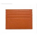 Miniatyrbild 1 av 6: Kreditkortshållare i läder Custom Initial Holder Personlig Initial Slim Wallet Monogram Namn Plånbok Korthållare DIY Christmas orange