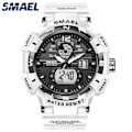 Miniatyrbild 2 av 6: Watch för män Militärklocka Mode White Hour 50M Vattentät Lysande händer Armbandsur Digital 8045 Herrklockor Quartz LIGHTGREEN
