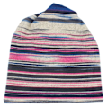Miniatyrbild 6 av 6: LOVINGSHA Höst Vinter Randig Design Tunna Skullies Beanies Dam Mössor För män Mode Feminino Multifunktionsscarf BHT109 BHT078FUA One Size