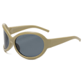 Miniatyrbild 1 av 6: Y2k Oversized Punk Solglasögon Nya Damer Män Trender Goggle Solglasögon Dam Lyxmärke Designer Glasögon UV400 Shades Glasögon C5 As Shown