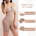 Miniatyrbild 6 av 6: Skims Dupes Kvinnors hög midja Body Shaper Butt Lifter Shapewear Trainer Mage Control Trosor Seamless Thigh Slimmers Cincher Beige M-L