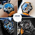 Miniatyrbild 5 av 6: SMAEL Dual Time Army Watch för män Lysande Vattentät Quart Digital Armbandsur Väckarklocka LED Bakgrundsbelysning Kalender 1805 Green-Box