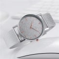 Miniatyrbild 5 av 6: Svarta Kvinnor Klockor Starry Sky Mesh Silikonarmband Kvinna Mode Quartz Armbandsur Damklocka Rea Enkel relogio silver black