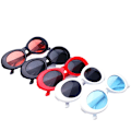 Miniatyrbild 5 av 6: Nya Goggle Kurt Cobain Glasögon Oval Dam Solglasögon Dam Glasögon Trendiga Vintage Retro Solglasögon UV400 Gafas De Sol White Gray MULTI