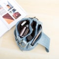 Miniatyrbild 5 av 6: Casual Denim Bucket-väska för kvinnor Axelväska Crossbody-väska Flera fickor damhandväska Lyxig design Kvinnlig stora väska blå Light-blue 26x21x19cm
