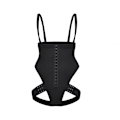 Miniatyrbild 1 av 6: Plus Size Hög midja rumplyftare Magekontroll Trosa Booty Lift Dragunderkläder Shaper Waist Trainer Korsett Shapewear Black M