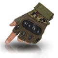 Miniatyrbild 1 av 6: Halvfingerhandskar för män, militära taktiska utomhushandskar, sportskytte, jakt, airsoft, motorcykel, cykelhandskar camouflage M