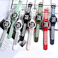 Miniatyrbild 3 av 6: 2022 Vattentäta klockor för män Utomhussport Ledad digital watch Mode Elektronisk watch för män Relogio Masculino Red