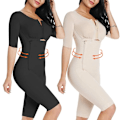 Miniatyrbild 2 av 6: Body Shapewear för kvinnor efter operation Kompressionsplagg Fast kontroll Kroppsformare Waist trainer Slimmande underkläder Black M