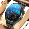 Miniatyrbild 2 av 6: Ny watch GT3 Pro Smart Watch Herr NFC Vattentät Sport Fitness Tracker Bluetooth Call Smartwatch Man för HUAWEI Android IOS black mesh belt