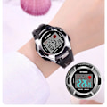 Miniatyrbild 5 av 6: SYNOKE Digital Movement Elektronisk watch Alarm Färgglad Lysande Multifunktion Sport Pojkar Flickor Studenter Watch Black