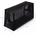 Miniatyrbild 4 av 6: Kvinnor Transparent kosmetisk väska Rese sminkväska Case Damväska Smink Organizer Förvaringspåse Toalettartiklar Skönhetsväska Triangle L