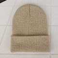 Miniatyrbild 1 av 6: Mössa Vinter för Kvinnor Män Pojkar Flickor Virkad Skullies Hatt Enfärgad Unisex Höststickad Mössa Cap Vilda Tillbehör beige Head 45-60cm