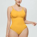 Miniatyrbild 1 av 6: Woo Store Every Day Bodysuits Dam Shapers Bantning Underkläder Seamless Camisoles Shapewear Magkontroll String WSSS-15 Yellow L