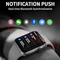 Miniatyrbild 6 av 6: Nytt i Watch 8 Pro Smartwatch Ultra Series 8 Herr Kvinna Bluetooth Call Music Trådlös laddning för Apple Series 8 Armbandsur Black Watch 8 Pro