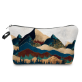 Miniatyrbild 1 av 6: Landskapsmålning Sminkväska Polyester Kosmetikväska Kvinnors Necessaire-påse med blixtlås Rakapparat påsar Lyx Man Resväska hz3117 Landscape