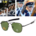 Miniatyrbild 2 av 6: Heta högkvalitativa flygsolglasögon Märke American Army Military Optical AO Solglasögon Pilot Glasögon Glaslinser Oculos AO8054 C5 Other