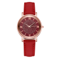 Miniatyrbild 1 av 6: 2022 Elegant Kvinnor Tunt Läderrem Rektangulära Klockor Mode Dam Quartz Armbandsklockor Kvinnor Klocka Reloj Mujer H