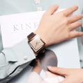 Miniatyrbild 6 av 6: Topp Julius Lady Watch Elegant Enkel Square Mode Hours Klänning Armband Nylon Äkta Läder Tjej Födelsedagspresent Ingen låda Brown