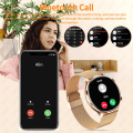 Miniatyrbild 3 av 6: LIGE Ny Bluetooth Call Smart Watch Dam Fysiologisk funktion Sport Fitness Armband Vattentät Bluetooth Call Smartwatch Herr mesh belt gold(.1565) Body temperature(.1565)