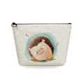 Miniatyrbild 1 av 3: 2022 tecknad igelkottsblomma printed kosmetisk väska för kvinnor Harajuku Casual Makeup-väskor Bärbar rese-toalettväska Case sn5705 Hedgehog Bag