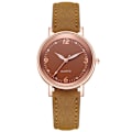 Miniatyrbild 1 av 6: 2022 Elegant Kvinnor Tunt Läderrem Rektangulära Klockor Mode Dam Quartz Armbandsklockor Kvinnor Klocka Reloj Mujer Q