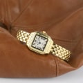 Miniatyrbild 6 av 6: Lyxmode fyrkantiga damklockor Märke Dam Quartz Armbandsur Klassiskt Silver Enkelt Femme Steel Band relogio feminino gold have diamond