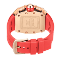 Miniatyrbild 3 av 6: PINTIME Watch Sport Silikonrem Casual Quartz Armbandsur Vattentät 30m Brand Chronograph Calendar Luminous Dail Clock Red Rose gold box