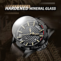 Miniatyrbild 6 av 6: NAVIFORCE Herr Casual Militär Quartz Watch för män Läder Vattentät klocka Relogio Masculino NF8023 SYLBN-BOX