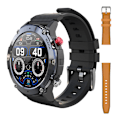 Miniatyrbild 1 av 6: LEMFO LF26 Max Smart Watch Herr Bluetooth Call Smartwatch IP68 Vattentät 360 HD Screen Standby för Android IOS Black brown