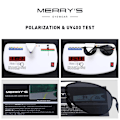 Miniatyrbild 6 av 6: MERRYS DESIGN Herr Klassiska Pilot Polariserade Solglasögon Herr Driving Shield Night Vision Solglasögon UV400 Skydd S8601 C04 Gold