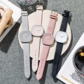 Miniatyrbild 6 av 6: 2022 Par Simple Square Quartz Watch Damklockor Enkel Big Dial Square Watch män Sommarpresentklocka Watch Grey
