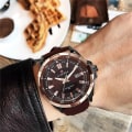 Miniatyrbild 3 av 6: NAVIFORCE Herrklockor Topp Lyx Märke Mode Sport Klockor Herr Vattentät Quartz Clock Man Army Military Läder Watch BB BOX