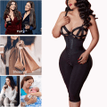 Miniatyrbild 6 av 6: Damunderkläder Hög midja Shapers Skims Bodysuit Midja Träning Rumplyftare Timglas Figur Charmiga kurvor Fajas Colombianas Beige XL