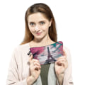 Miniatyrbild 4 av 6: Kvinnor Sminkväska Organizer Kosmetiska väskor Casual Toalettväska Kvinnliga Resor Damer Skollärare Present Eiffeltornet Printed hz7276 Makeup Bag