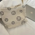 Miniatyrbild 5 av 6: Snygg japansk koreansk kosmetisk väska Handväskor Handväskor Smile&Dots Makeup Organizer Förvaring Flickor Pennfodral Case Auburn