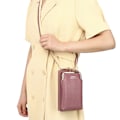 Miniatyrbild 5 av 6: Ny Clip Designer Telefonficka Axelväska för Kvinnor Mjukt Pu Läder Kvinna Små Crossbody Väskor Dam Messenger Handväska Handväska Red