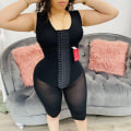 Miniatyrbild 1 av 3: Högkompression Helkroppsformkläder Magkontroll Waist Trainer Korsett Slimming Bälte Underkläder Faja Black XL