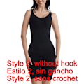 Miniatyrbild 1 av 6: Fajas Shapewear för kvinnor Krok- och ögonstängning Magkontroll Justerbar gren med öppen byst Body Lårtrimmer Korsett Kорсет style 2 without hook M